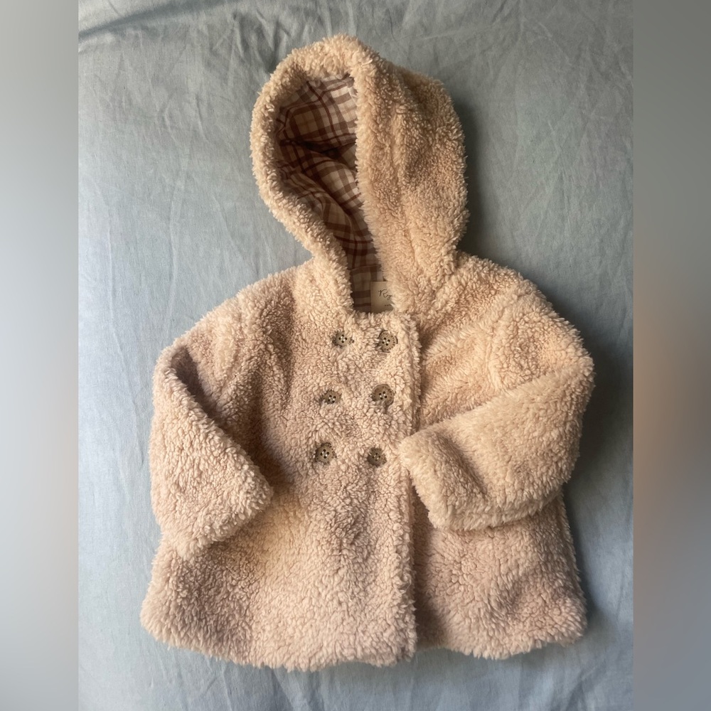 NWT - Rylee + Cru Cozy Baby Jacket 6-12M - Beige
